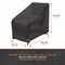 Modern Leisure Black Diamond Patio Chair Cover, Waterproof, 27 in. L x 34 in. W x 31 in. H, Black 3081 - alternate 3